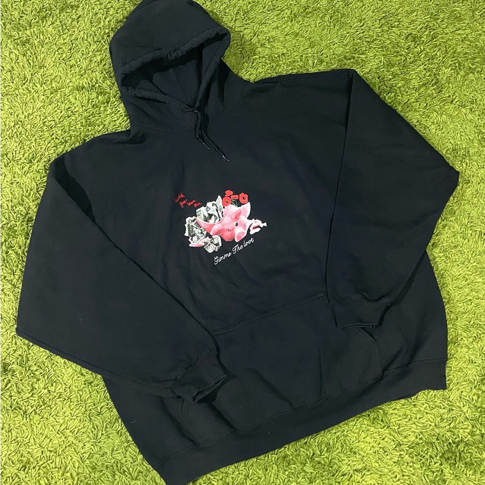 Travis Scott Astroworld Gimme the Loot Balck Hoodie Brand New Size 2XL